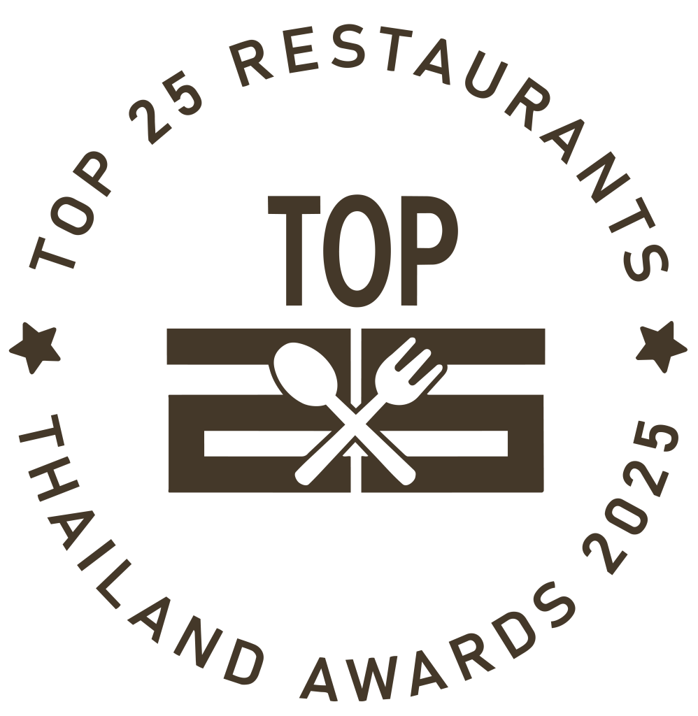Top 25 Restaurants Thailand Awards 2025 badge